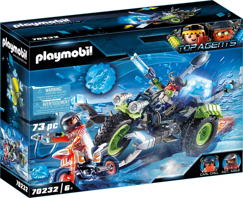 Playmobil 70232 Top Agents V Arctic Rebels Ice Trike, for Children Ages 6+