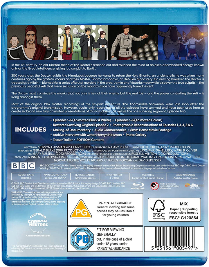 Doctor Who – Die abscheulichen Schneemänner [Blu-ray] [2022]