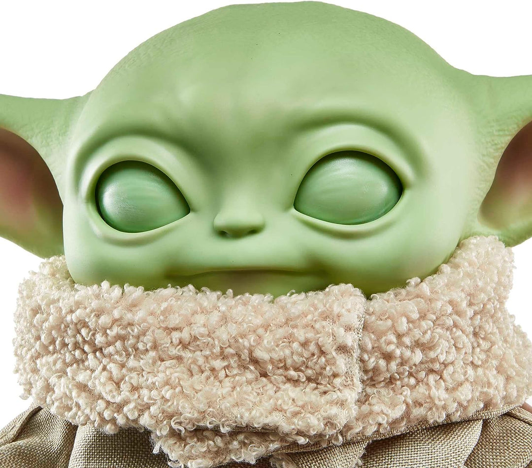 Star Wars Grogu Squeeze and Blink Plüsch mit Geräuschen und Bewegung, Sammel-Gi