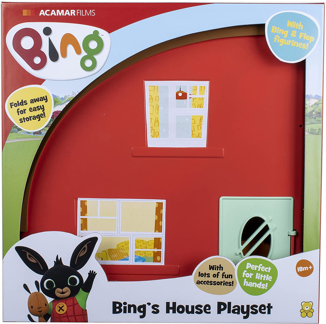 Bing 3583 House Playset, Flop Figures, from CBeebies TV Show. Tough, Colourful, Well-Made Role-Play Toy