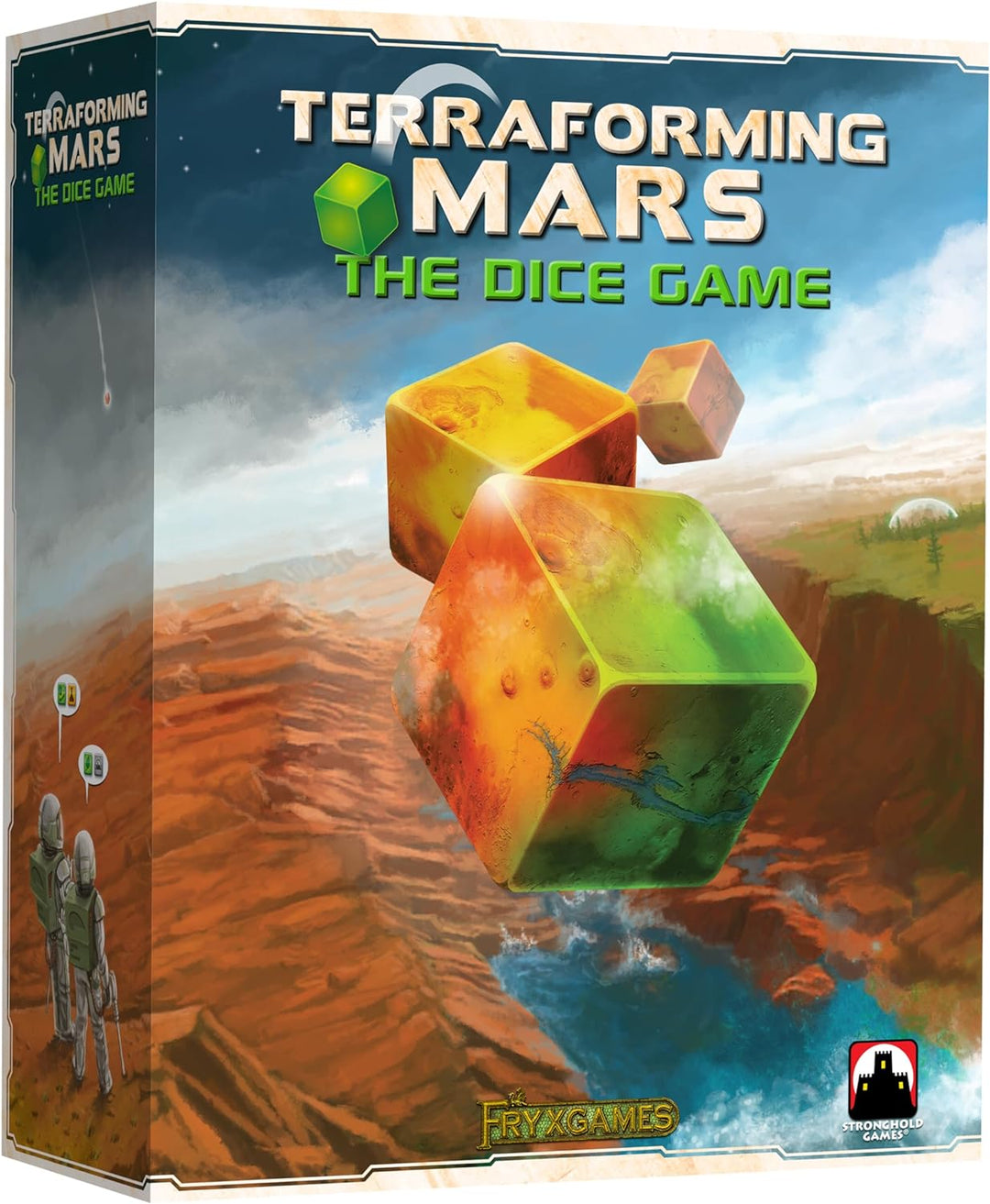 Stronghold Games | Terraforming Mars: The Dice Game | Board Game | Ages 14+ | 1-4 Players | 45 Minutes Playing Time