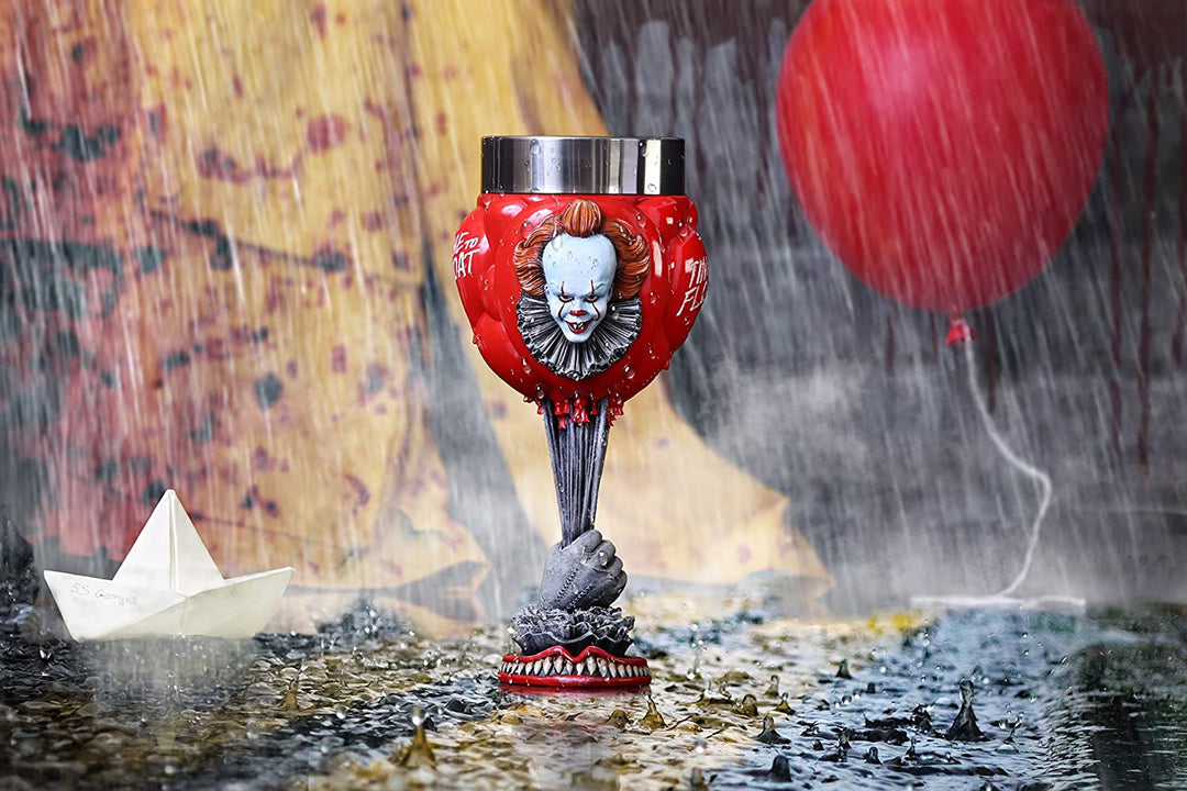 Nemesis Now offiziell lizenzierter IT Chapter 2 Time to Float Kelch, rot, 19,5 cm