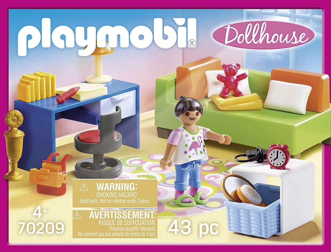 Playmobil 70209 Chambre d&#39;enfants avec canapé-lit