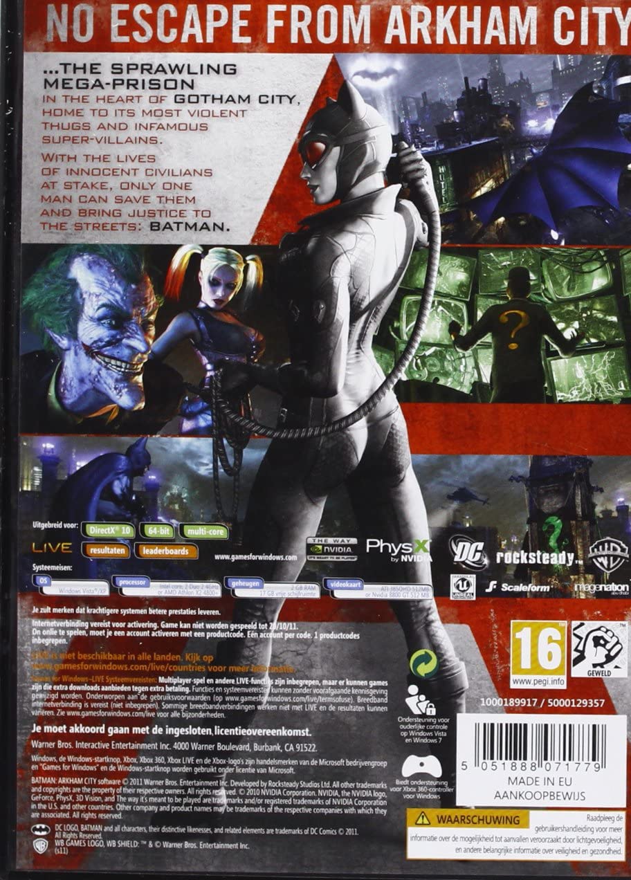 Batman Arkham City (PC-DVD)