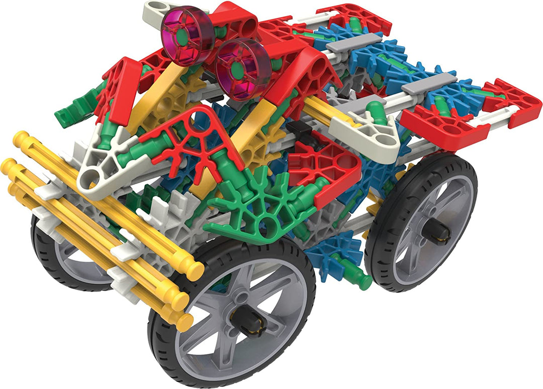 K'NEX 23012 Imagine Power and Play motorisiertes Bauset, Lernspielzeug für Kinder, 529-teiliges Stiel-Lernset, Technik für Kinder, lustiges und farbenfrohes Bauspielzeug für Kinder ab 7 Jahren