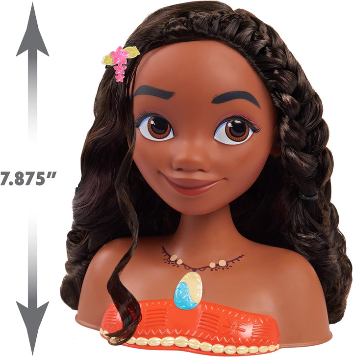 Disney 87621 Princess Basic Moana Stylingkopf, mehrfarbig