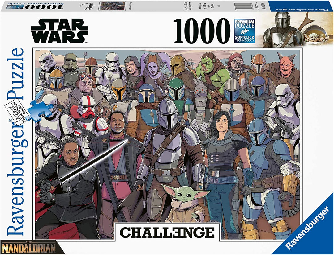 RAVENSBURGER 16770 Challenge - The Mandalorian 1000pc