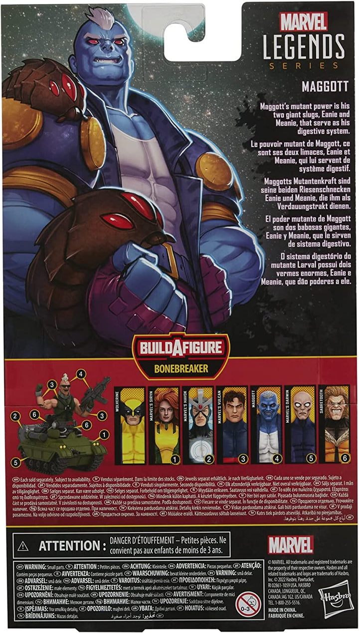 Hasbro Marvel Legends Series X-Men Maggott Action Figure 15cm Collectible Toy, 2