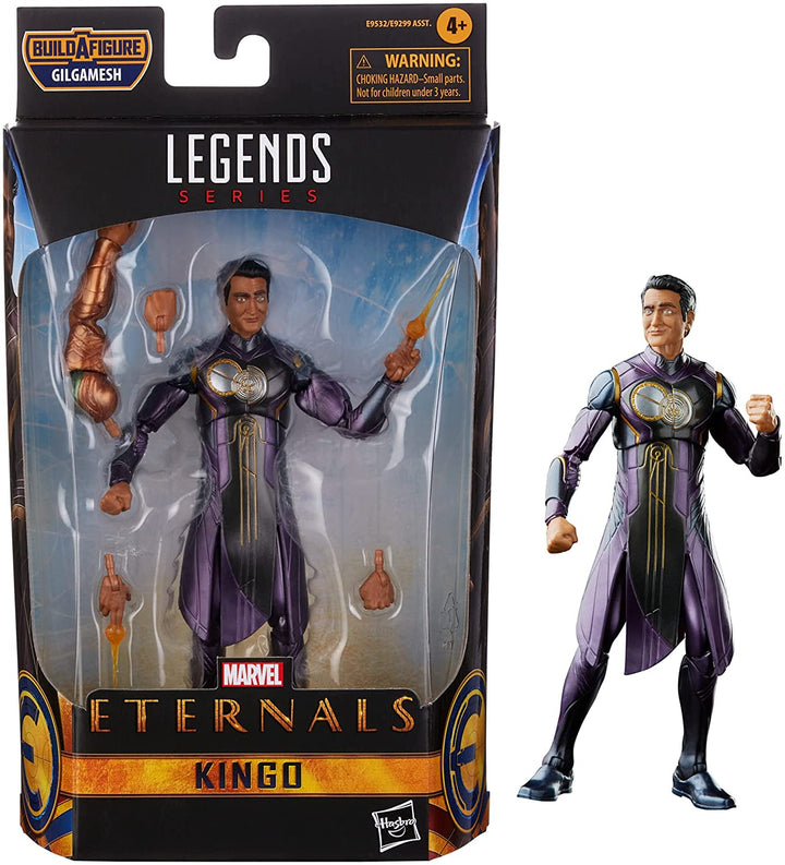 Hasbro Marvel Legends Series The Eternals 15 cm großes Actionfiguren-Spielzeug Kingo, inklusive 2 Zubehörteilen, ab 4 Jahren