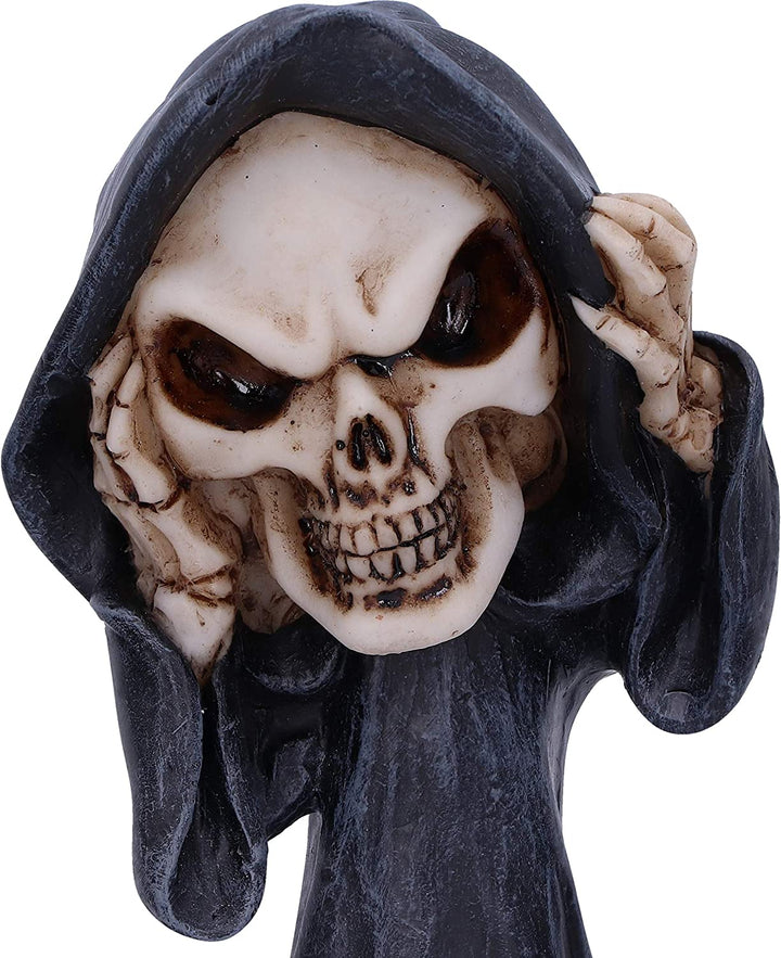 Nemesis Now Three Wise, 11 cm, See No Hear No Speak No Evil, Cartoon-Sensenmänner, B