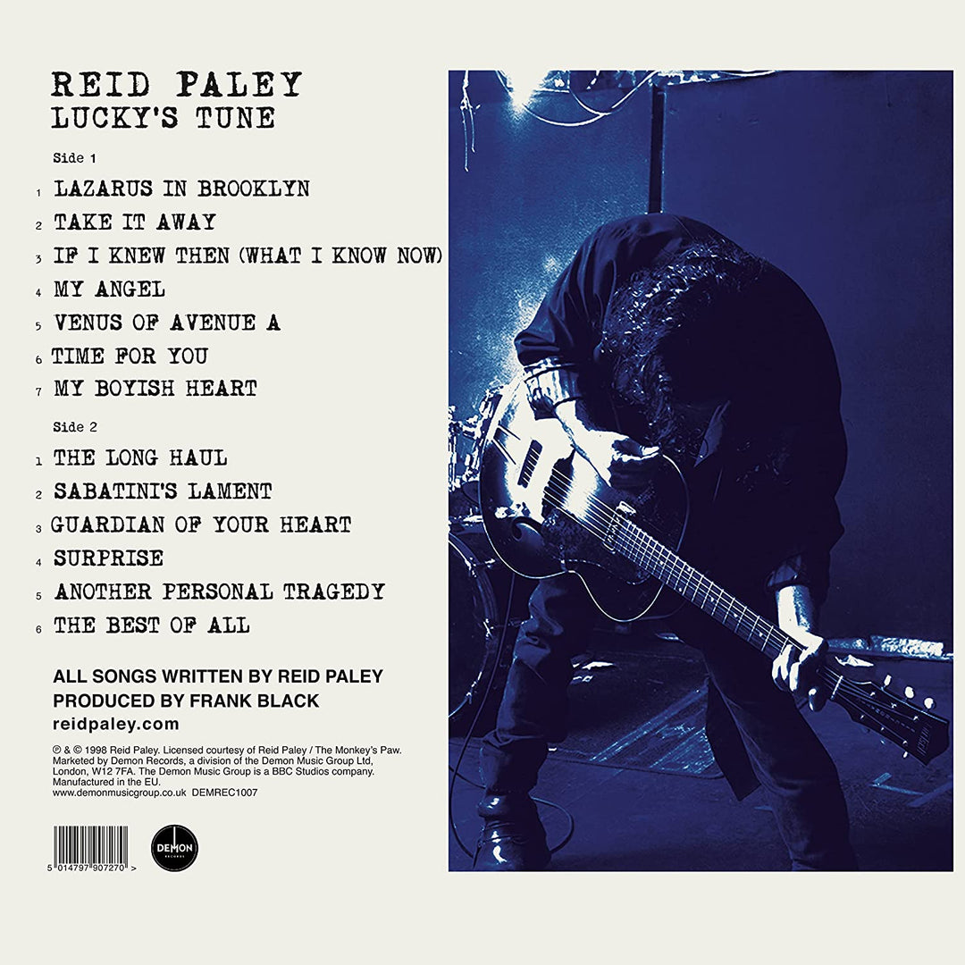 Reid Paley: Lucky's Tune (Signierte Ausgabe) [VINYL]