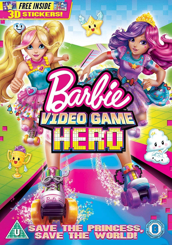 Barbie Video Game Hero (includes free stickers) [2017]