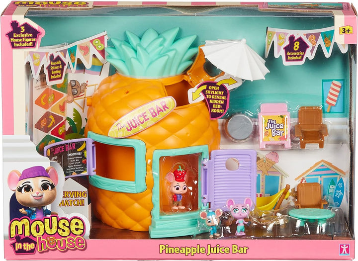Millie & Friends Mouse in The House Pineapple Juice Bar Playset - Imaginative Play for Ages 3+