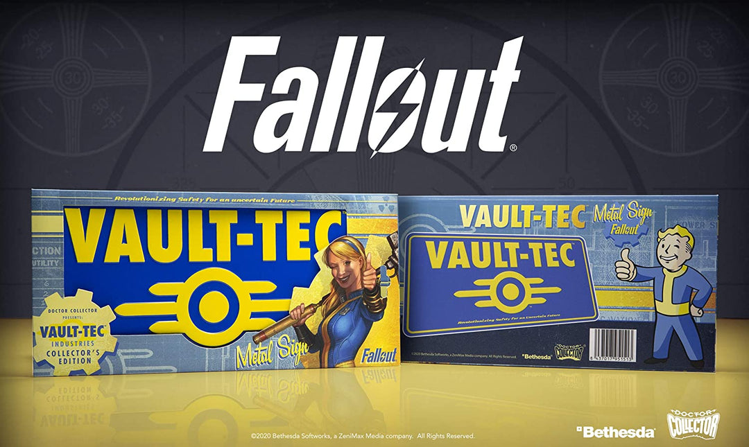 Doctor Collector DCFALL01 Fallout Vaul-Tec Metallschild