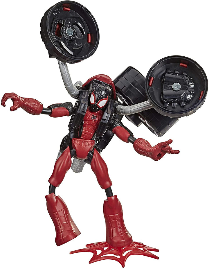 Marvel Bend et Flex Spider Man et moto