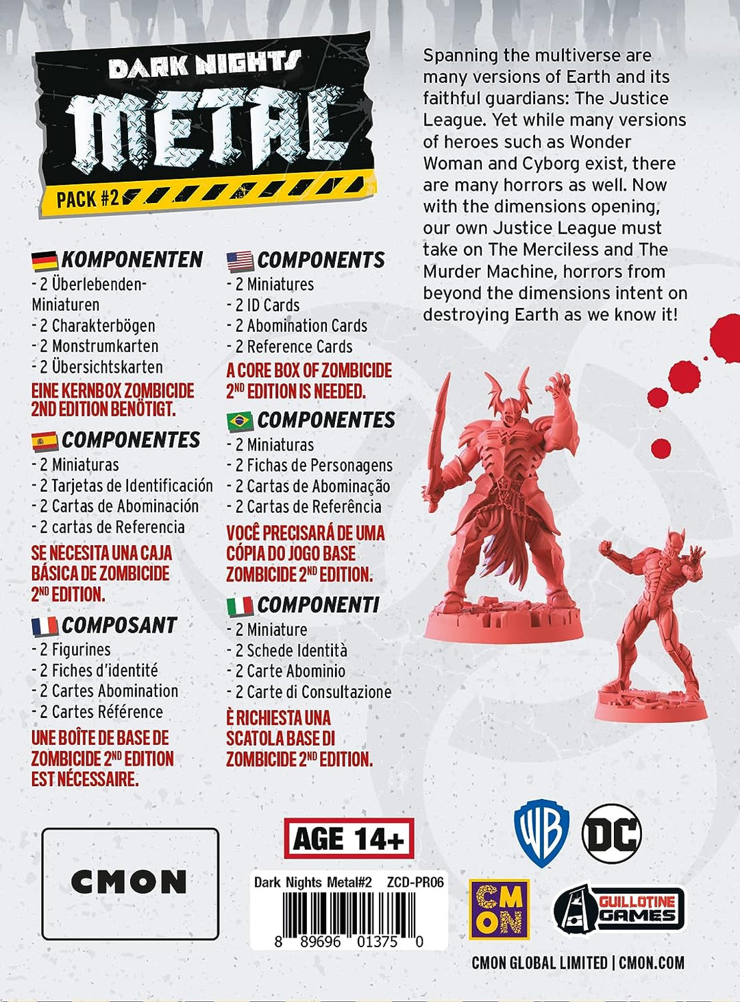 Zombicide 2nd Edition: Dark Night Metal Promo Pack No. 2