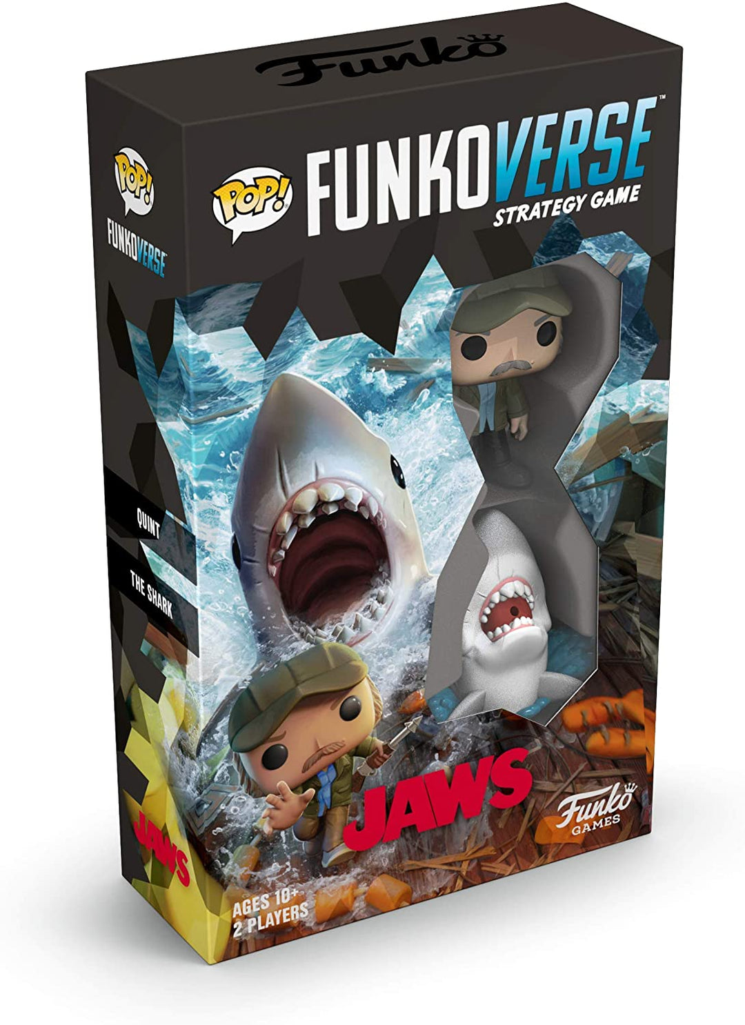 Funko 46069 POP Funkoverse: Jaws 100-Expandalone Strategie-Brettspiel, mehrfarbig