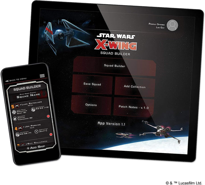 Atomic Mass Games Star Wars X-Wing Second Edition Core Set (FFGSWX01)