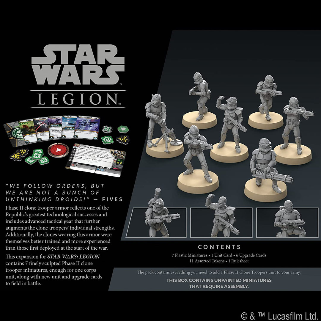 Star Wars Legion: Phase II Clone Troopers Unit Expansion