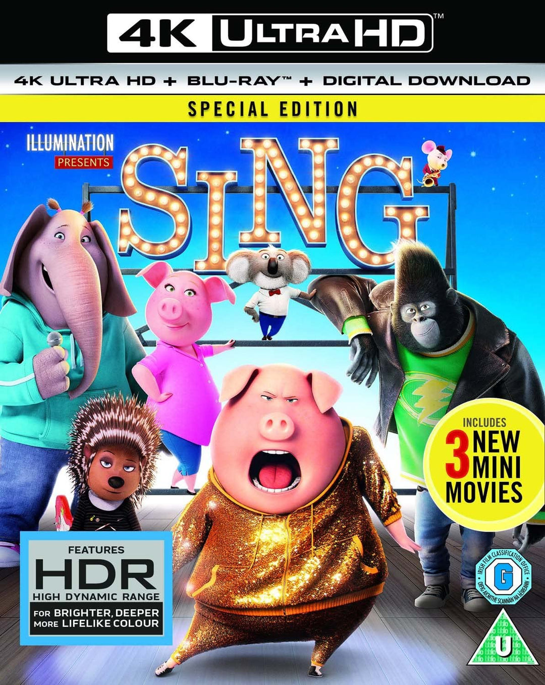 Sing [4K UHD] [2017] – Familie/Musical [Blu-ray]
