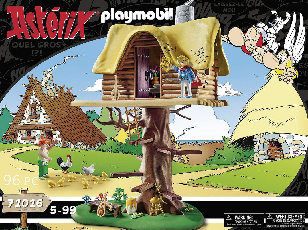 PLAYMOBIL Asterix 71016 Cacofonix with Treehouse, Toy for Children Ages 5+