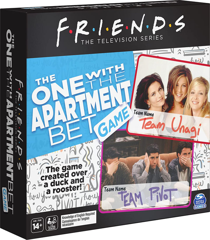 Spin Master Games Friends TV Show The One con l'appartamento Bet Party Game