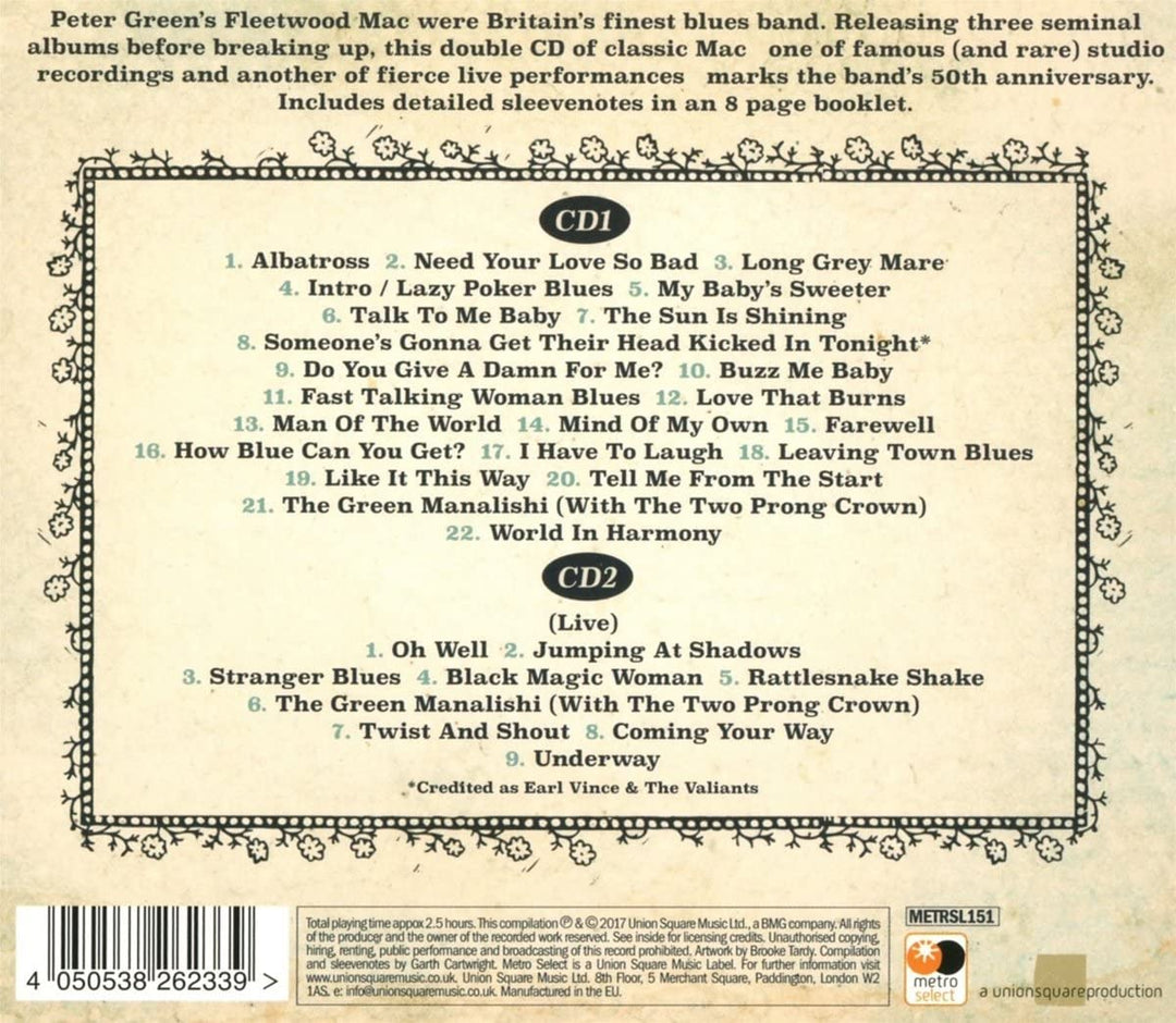 Love That Burns the Blues Years - Fleetwood Mac [Audio CD]