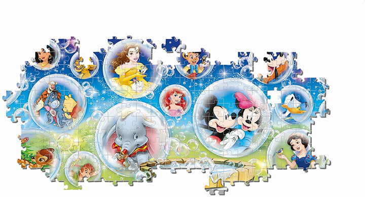 Clementoni - Disney Panorama Collection Jigsaw Puzzle 1000 pieces for Adults and Children, 14 Years old and up, 39515