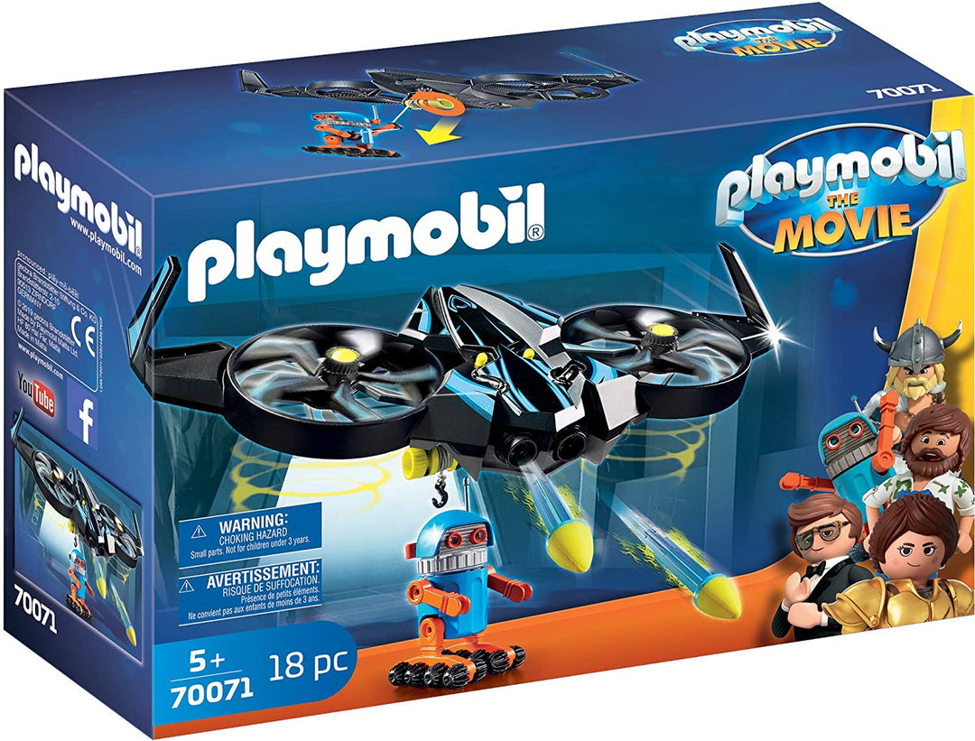 Playmobil La Película 70071 Robotitrón con Drone
