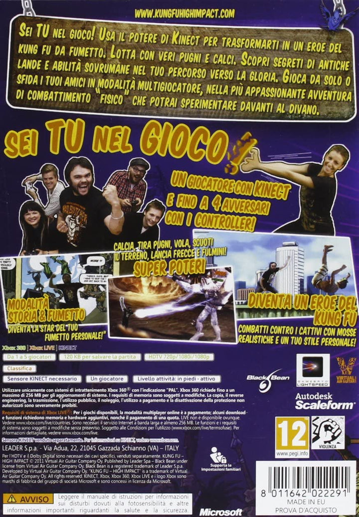 GIOCO X360 KUNGFU IMPACT