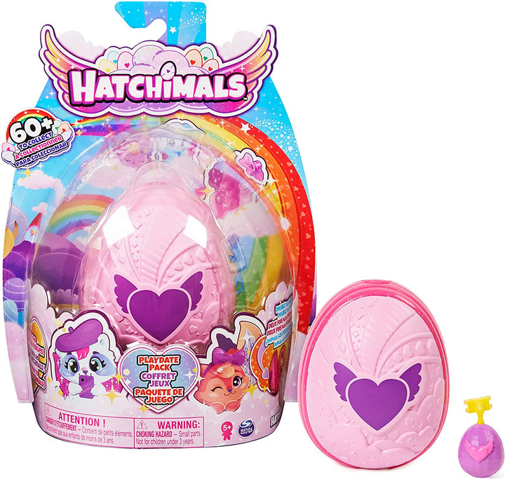 Hatchimals CollEGGtibles, Playdate Pack with Egg Playset, 4 Characters and 2 Acc