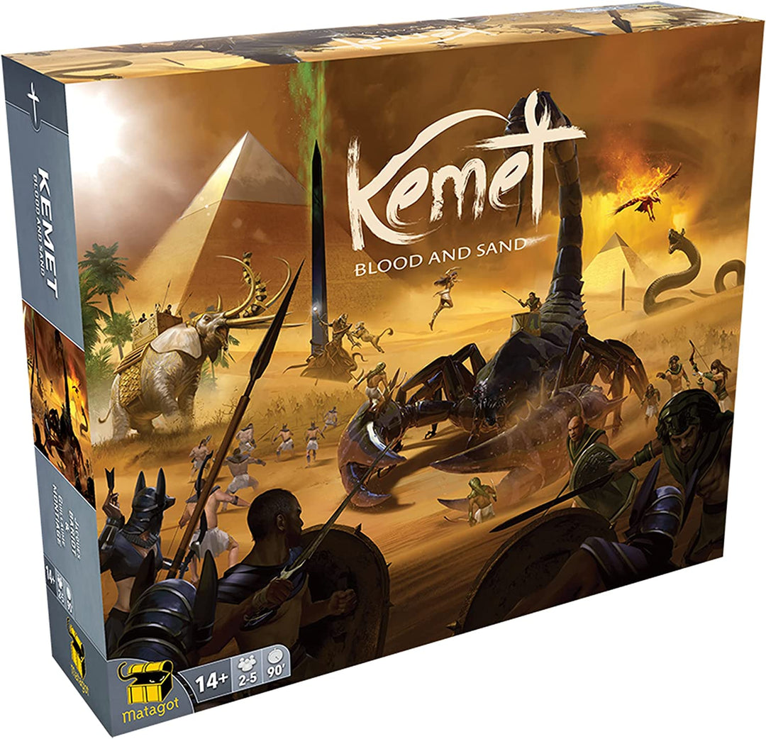 Matagot SARL | Kemet - Blood and Sand | Board Game | Ages 12+ | 2 to 5 Players |