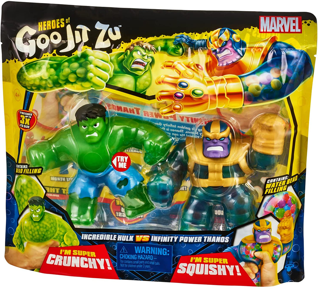 Heroes of Goo Jit Zu MARVEL VERSUS PACK – THANOS VS HULK, 41298