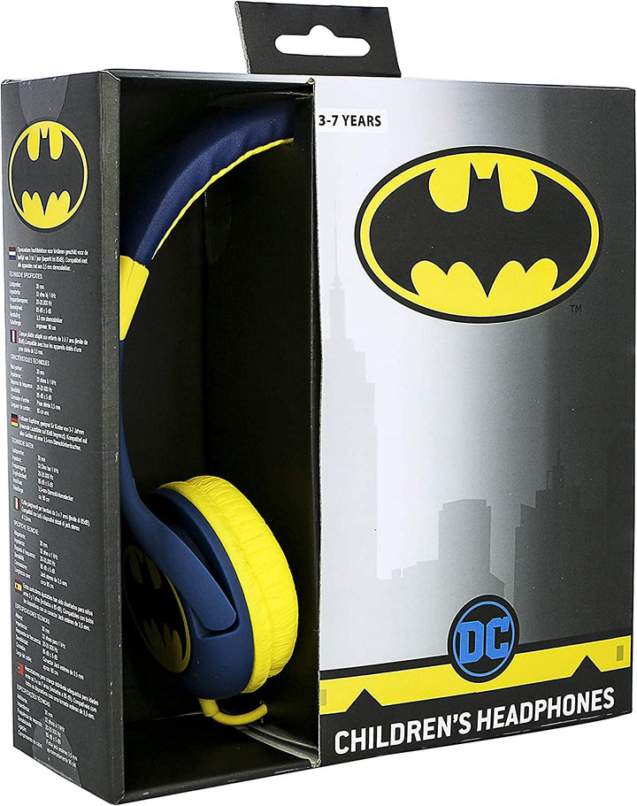 OTL Technologies Kinderkopfhörer – Batman Bat Signal kabelgebundene Kopfhörer für Kinder