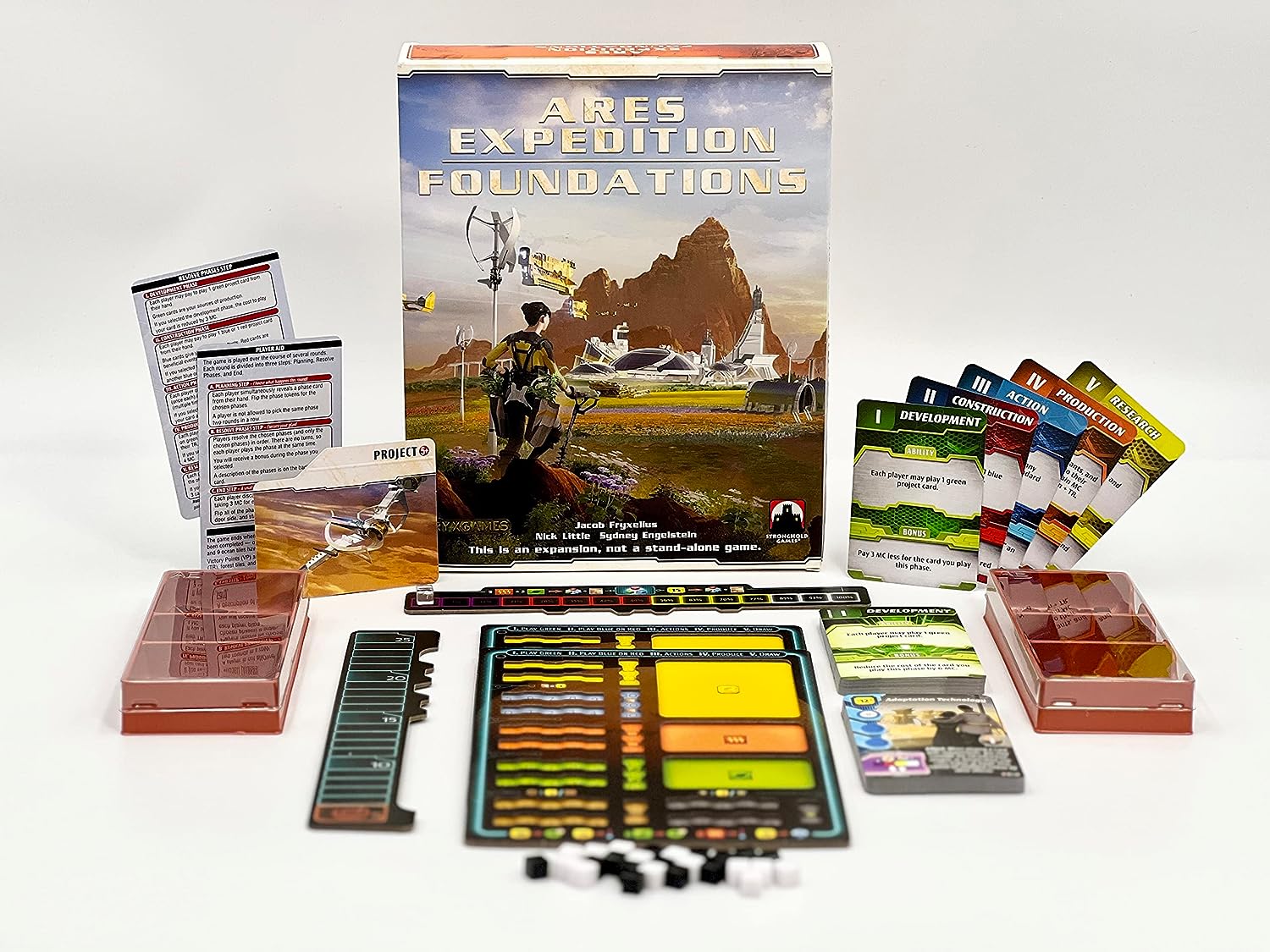 Terraforming Mars – Ares Expedition: Foundations – Brettspiel-Erweiterung für 6 Spieler 6