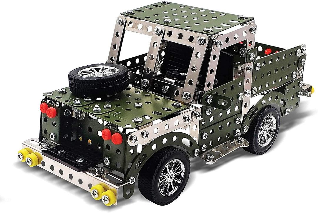 The Gift Box Company 871 CHP0010 EA Land Rover Construction Set, rojo