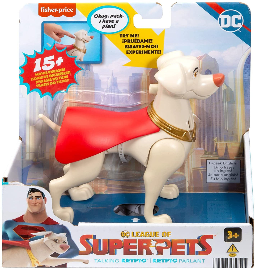 Fisher-Price DC League of Super-Pets sprechende Krypto-Figur