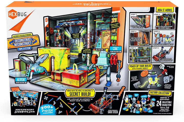 HEXBUG JUNKBOTS Kleine Fabrik Habitat Sector 44 Forschungslabor, Überraschungsspielzeugspiele