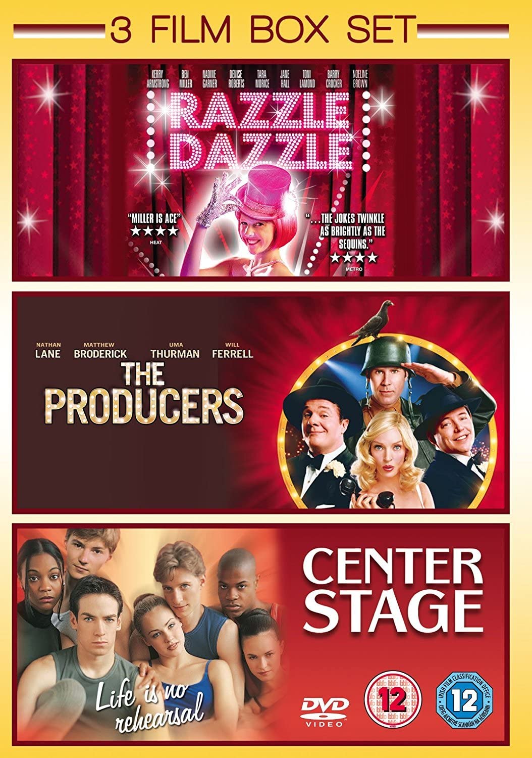 3 Film Razzle Dazzle / Die Produzenten / Center Stage [2017]