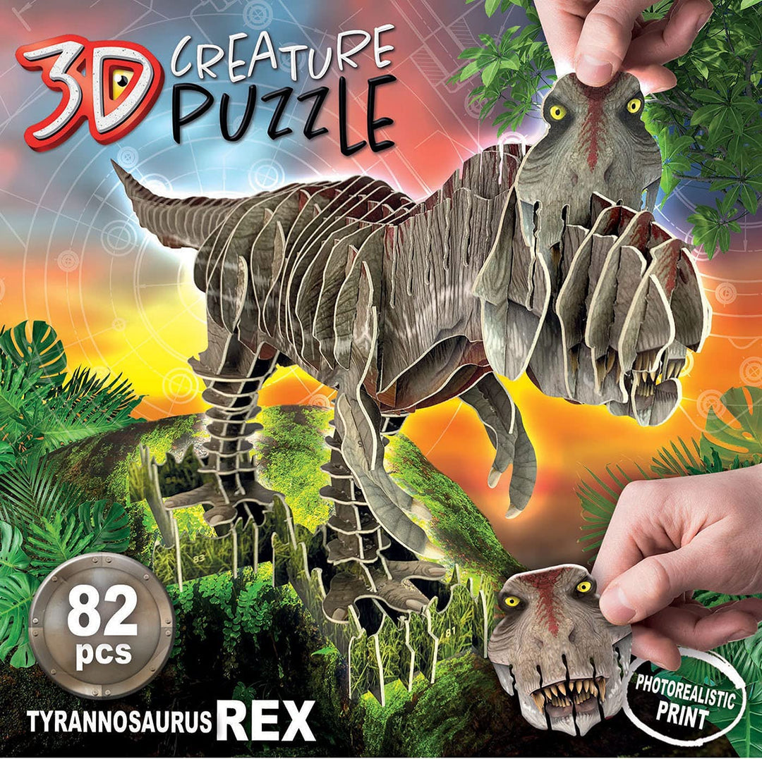 Educa T-Rex-Kreatur: Bauen Sie Ihren eigenen Dinosaurier zusammen. 3D-Puzzle für Kinder ab 5 Jahren. 19