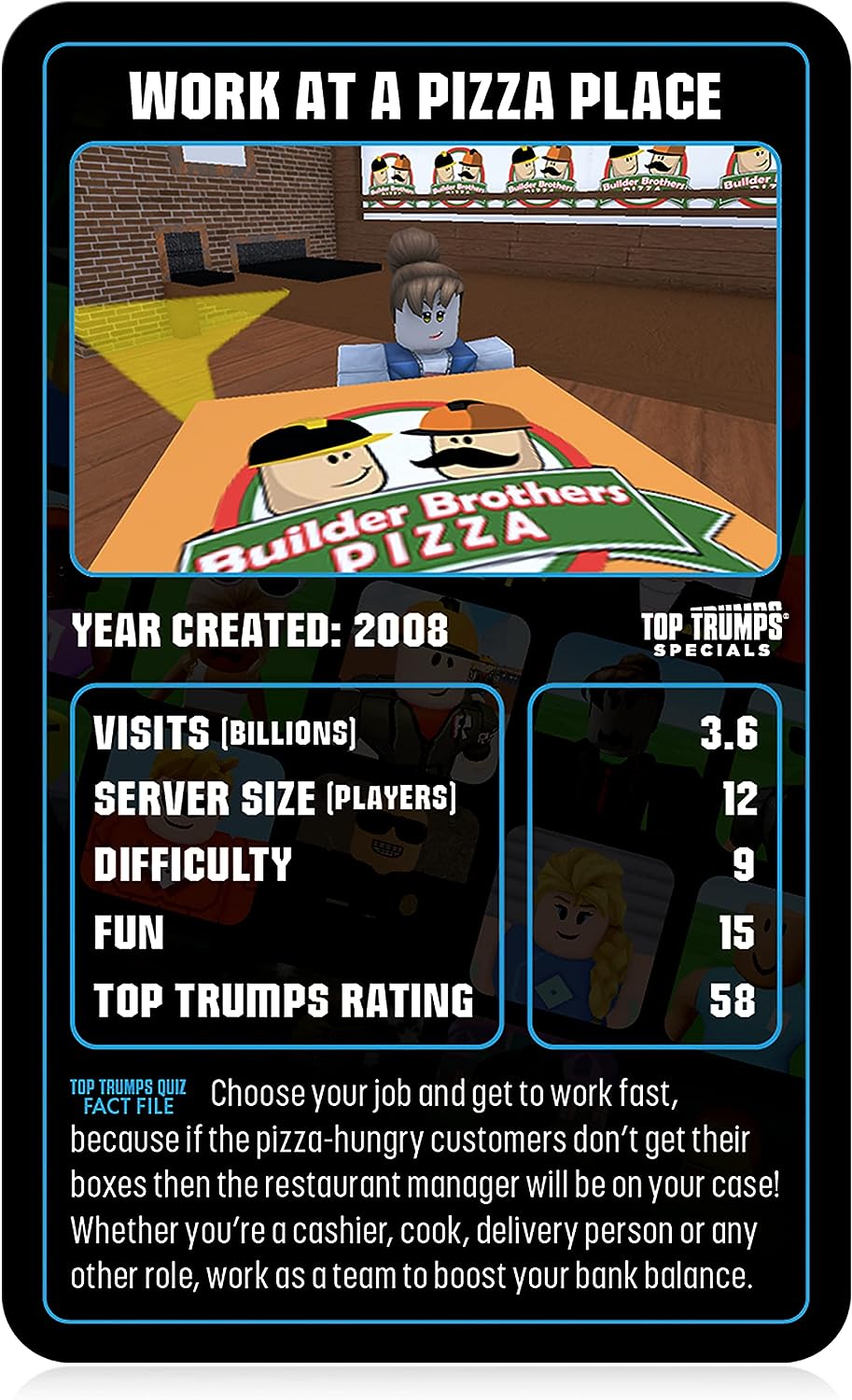 Der unabhängige und inoffizielle Leitfaden zu Roblox Top Trumps Spezialkartenspielen – G