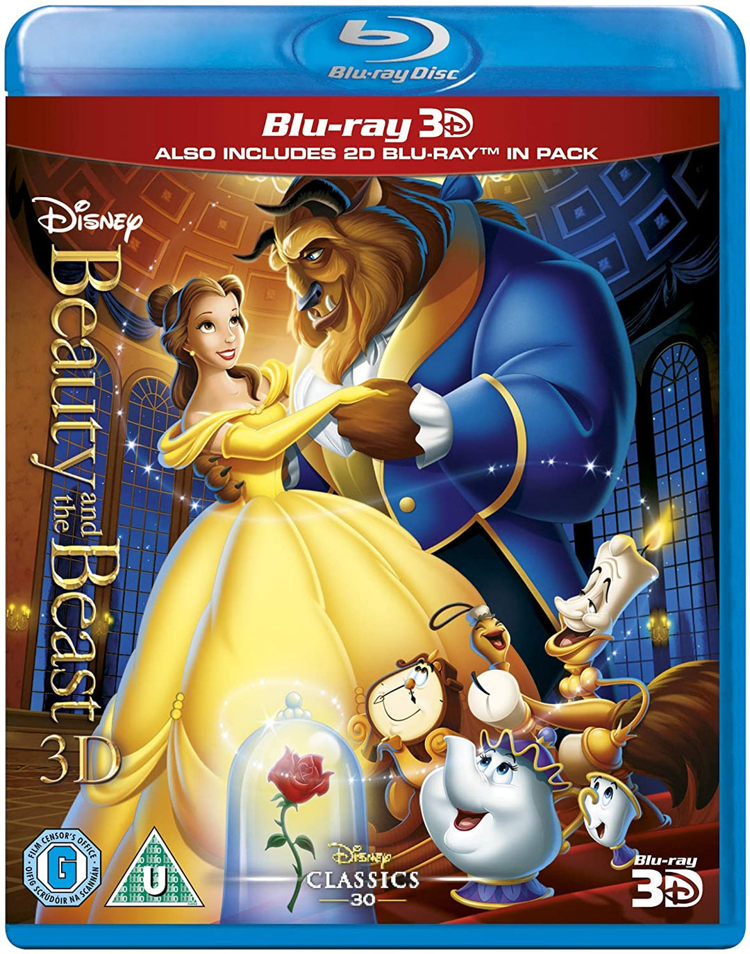 Beauty And The Beast [Blu-ray 3D + Blu-ray] [Region Free]