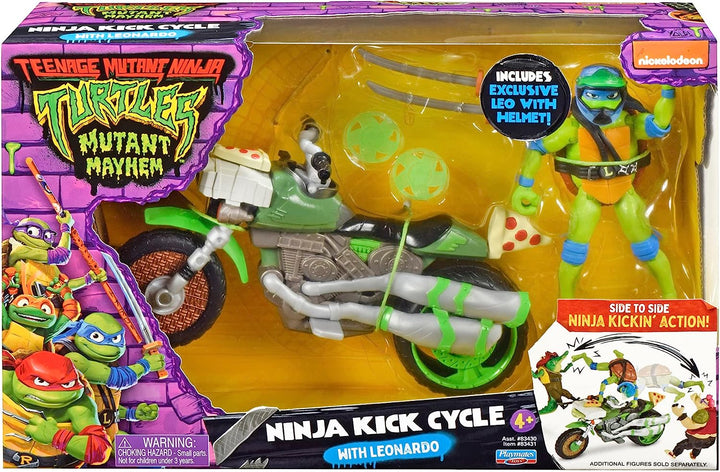Teenage Mutant Ninja Turtles 83431CO Mutant Mayhem Ninja Kick Cycle mit Exclusi