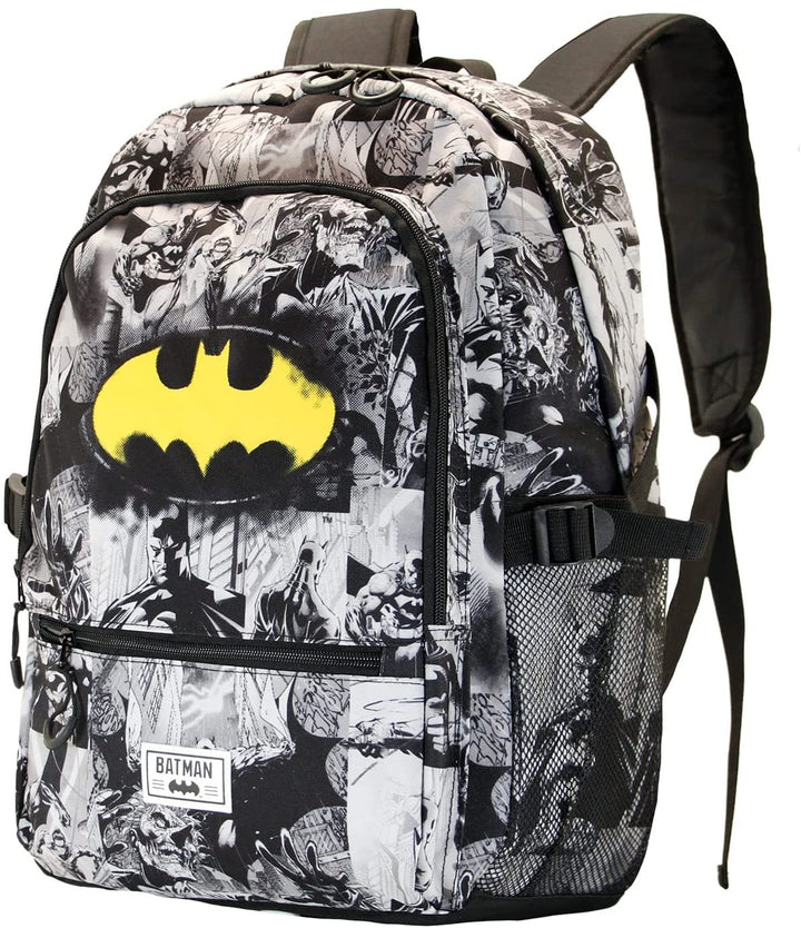 Batman B/N-Fan HS Fight Backpack, Grey