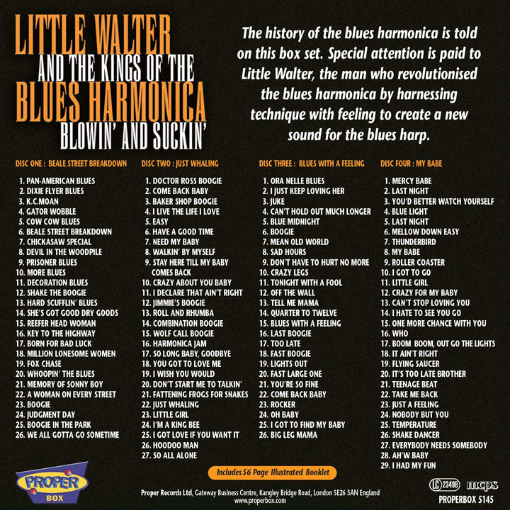 Little Walter And The Kings Of The Blues Harmonica: Blowin' And Suckin' - [Audio CD]