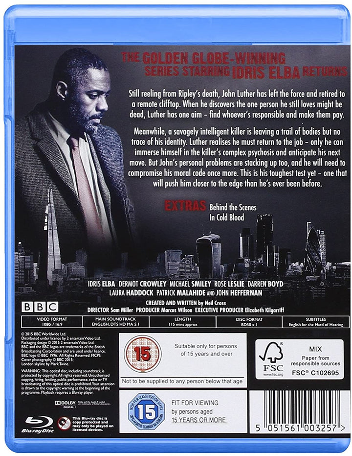 Luther – Serie 4 [2015] – [Blu-ray]