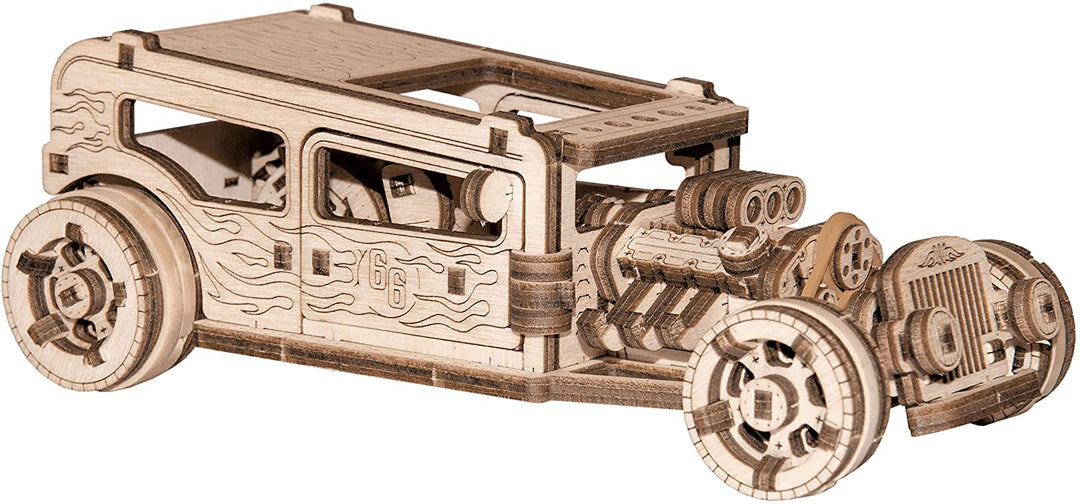 WoodenCity WR339 Wooden, Model, Car, Wood