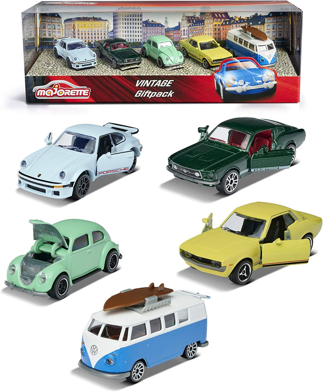 VINTAGE EDITION COLLECTOR DIE-CAST 5 CAR PACK, Assorted