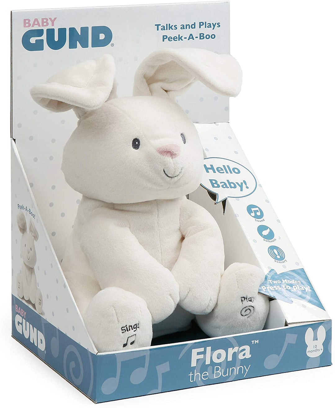 Gund Baby Flora le lapin animé peluche
