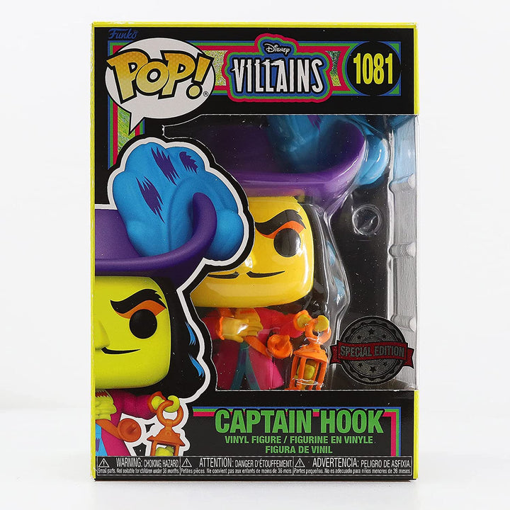 Disney: Villains - Hook (Blacklight) Exclusive Funko 60395 Pop! Vinyl #1081